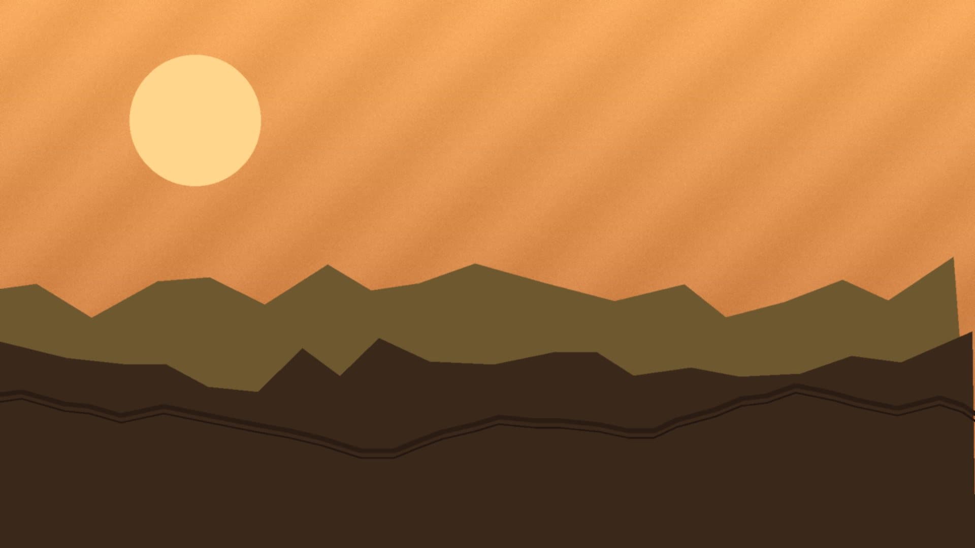 Sunlit editorial ranges